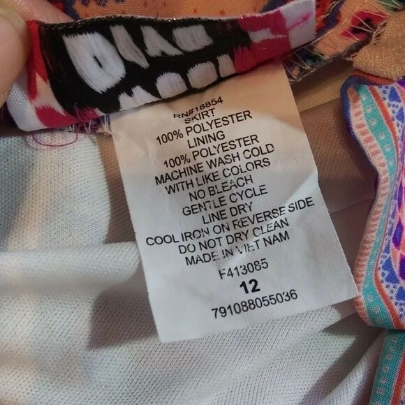 Tween Diva Girl Skirt  fullcolor Size 12 - Picture 6 of 14